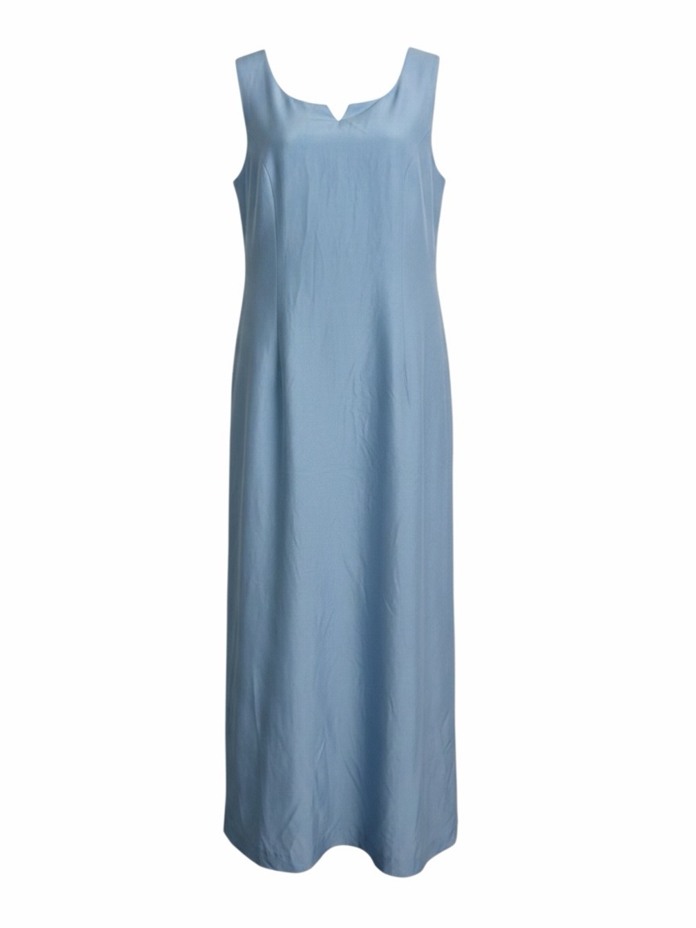 Spenser Jeremy Light Blue Silk Sheath Sleeveless Column Tank Dress Size 14 Maxi